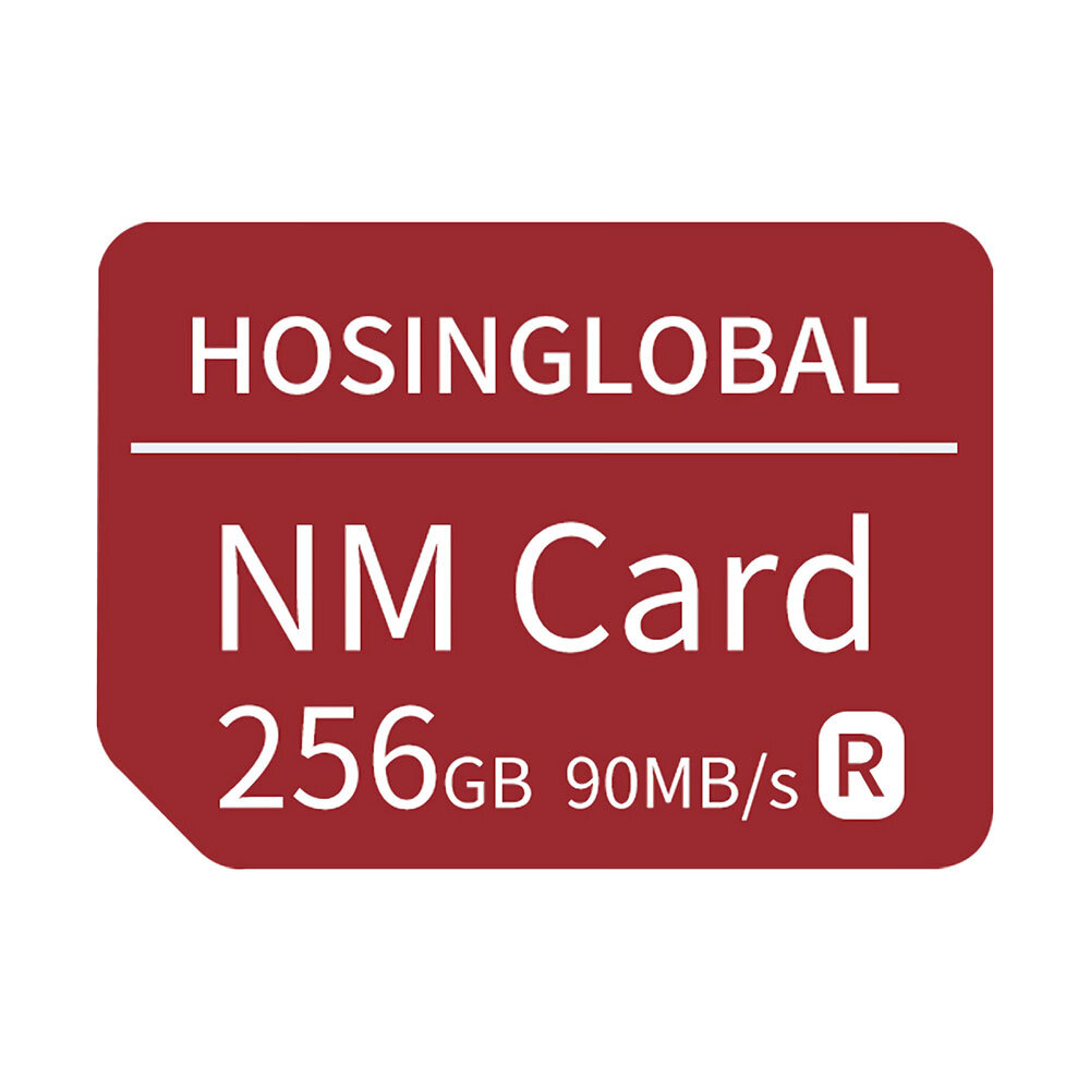 

HOSINGLOBAL NM Card Memory Card 90MB/s Smart Flash Card 128GB 256GB for HUAWEI Mobie Phone