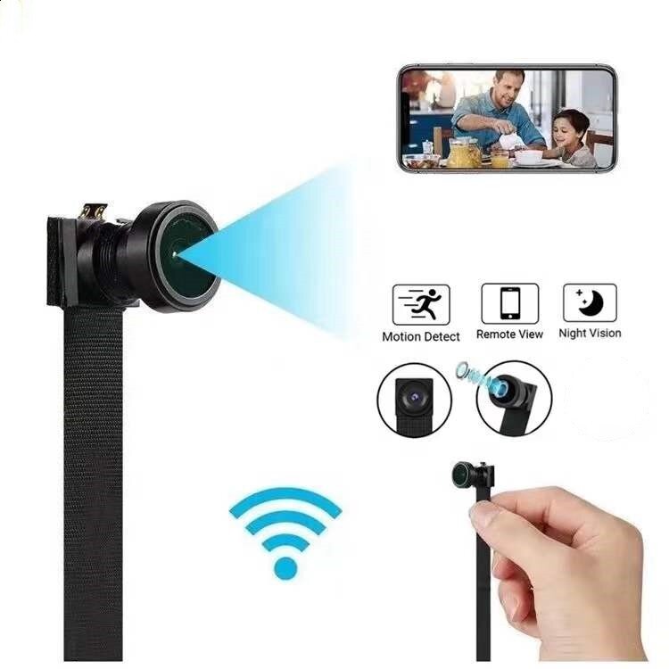 GUUDGO HD 1080P USB Mini Wifi Camera V380 Flexible 360° Night Vision Motion Sensor Detection Loop Video for Home Office