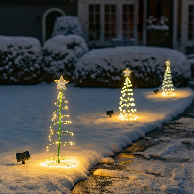 Lumières ambiantes solaires IPRee® LED Lumières Mini lumières de décoration super lumineuses Lumières de patio de camping en plein air de Noël