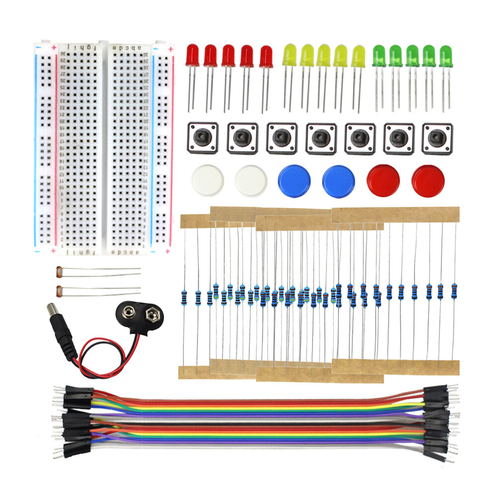 

Starter Kit UNO R3 Mini Breadboard LED Jumper Wire Button for arduino DIY Kit
