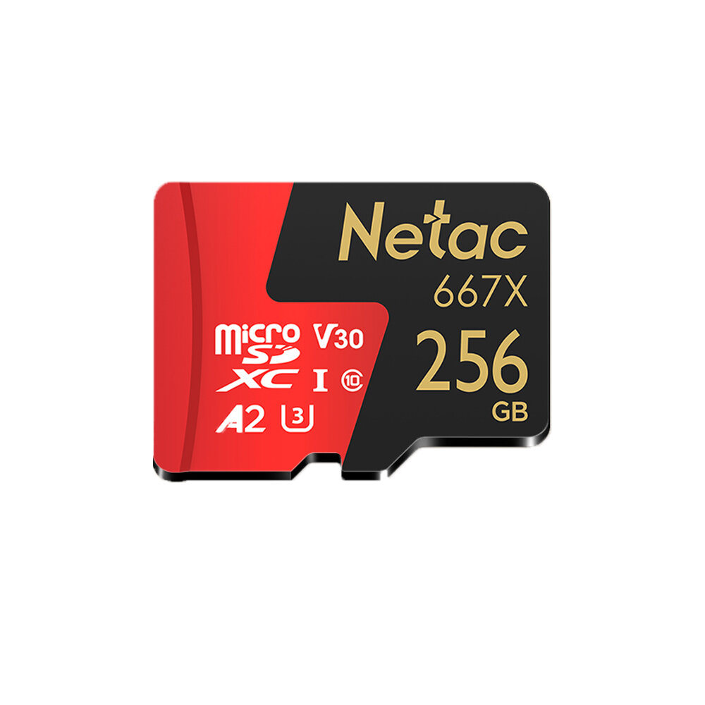 Netac P500 100MB/s High Speed TF Memory Card 64GB 128GB 256GB Micro SD Card Flash Card Smart Card for Camera Driving Rec