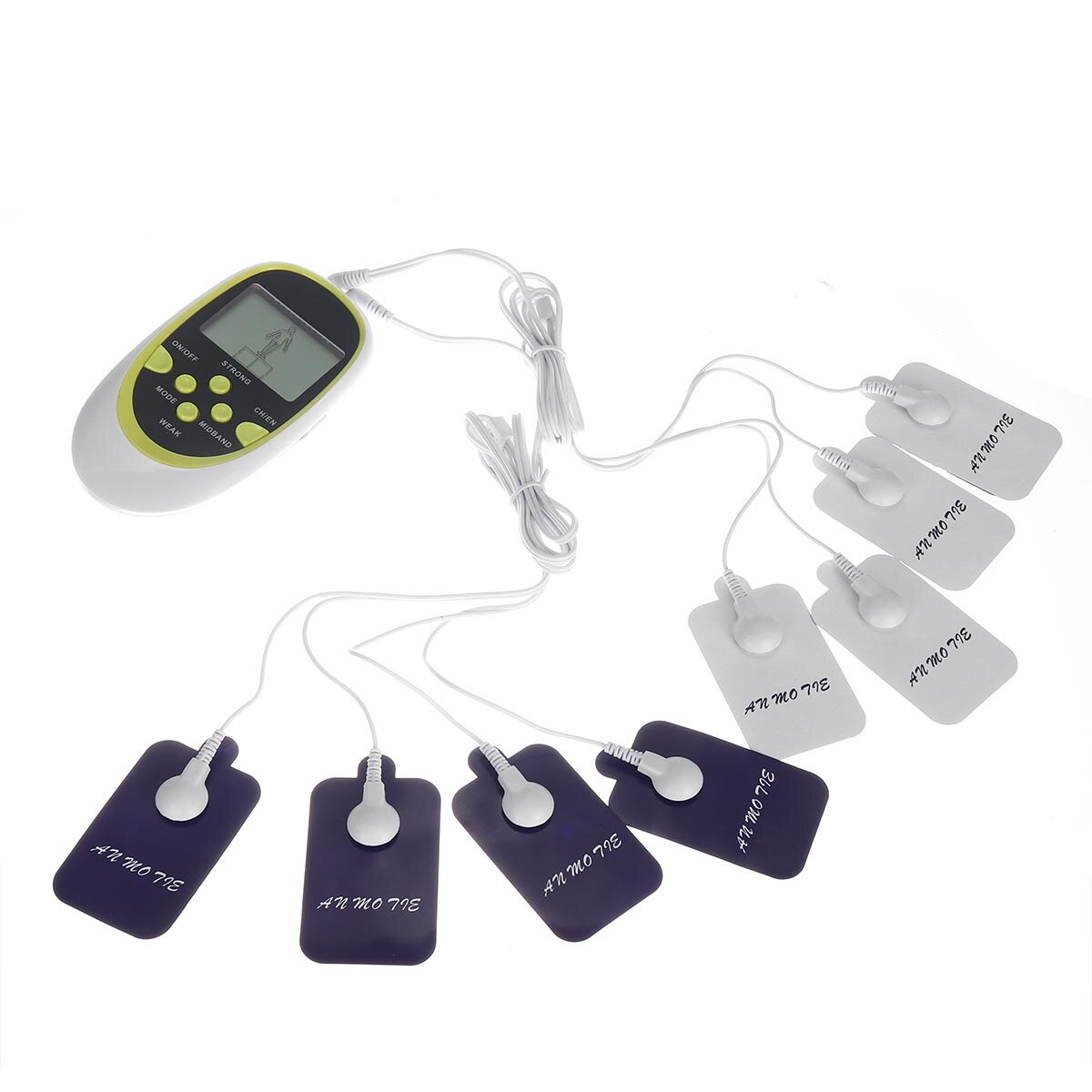 

Electronic Pulse Muscle Stimulator Massager Kit 8 Modes Dual-output Body Relax Therapy Device