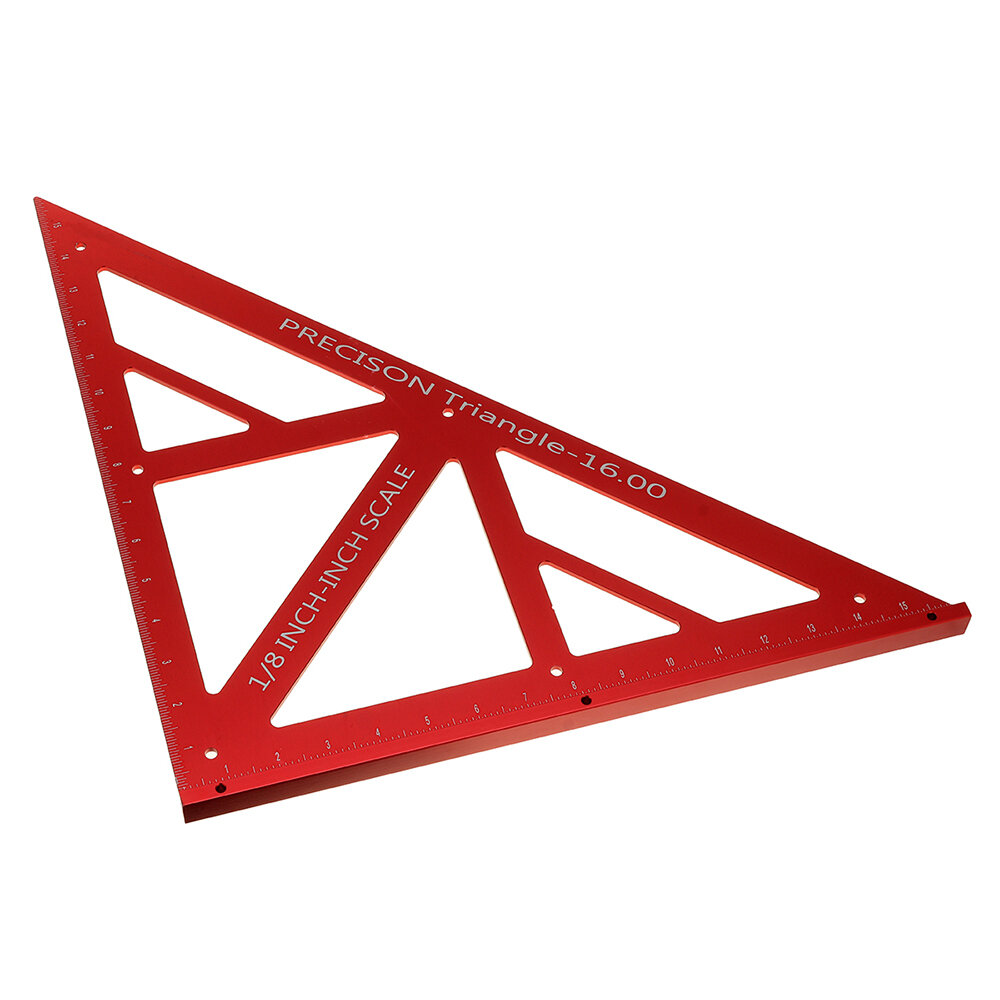 90/45 graden aluminiumlegering multifunctionele houtbewerking driehoek liniaal inch precisie driehoe