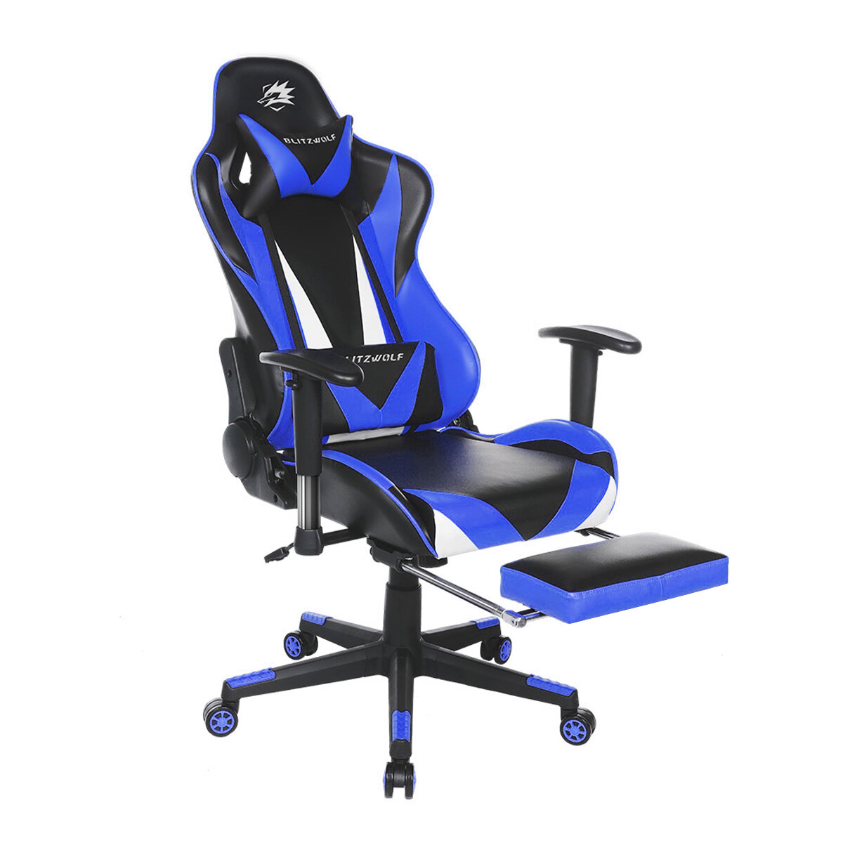 

BlitzWolf® BW-GC2 Gaming Chair Ergonomic Design Blue Adjustable Armrest Footrest Gamer Computer Racing Chairs