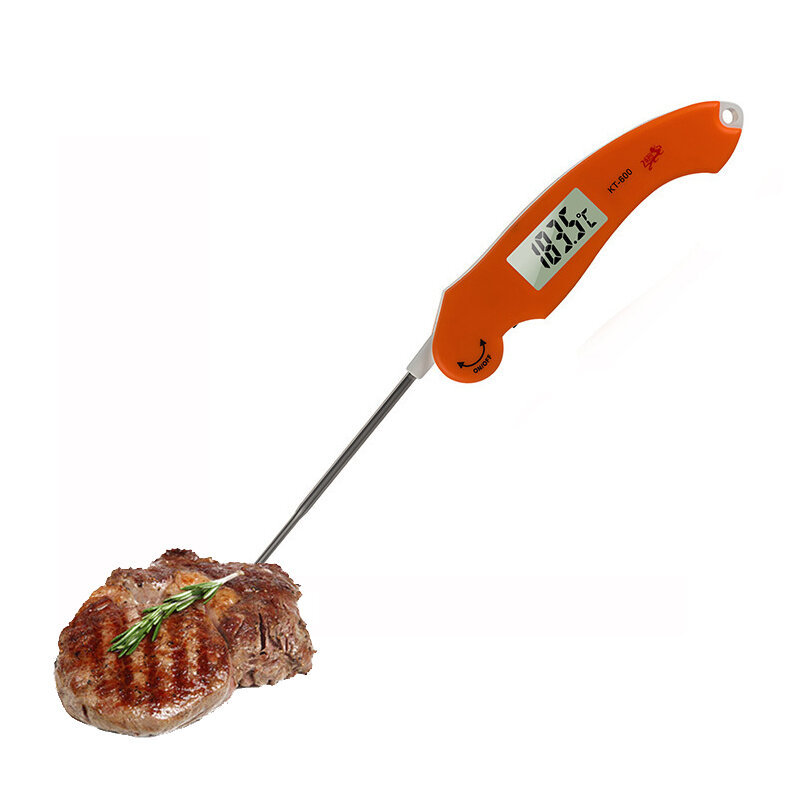 -50℃-300℃ Folding Smart BBQ Thermometer Screen Display Meat Food Electronic Needle Thermometer