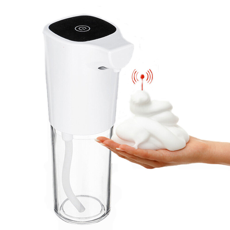 300ml Intelligent Electric Infrared Sensor Hand-Free Soap Dispenser Waterproof Shampoo Bathroom Wall Mounted Liquid Disp