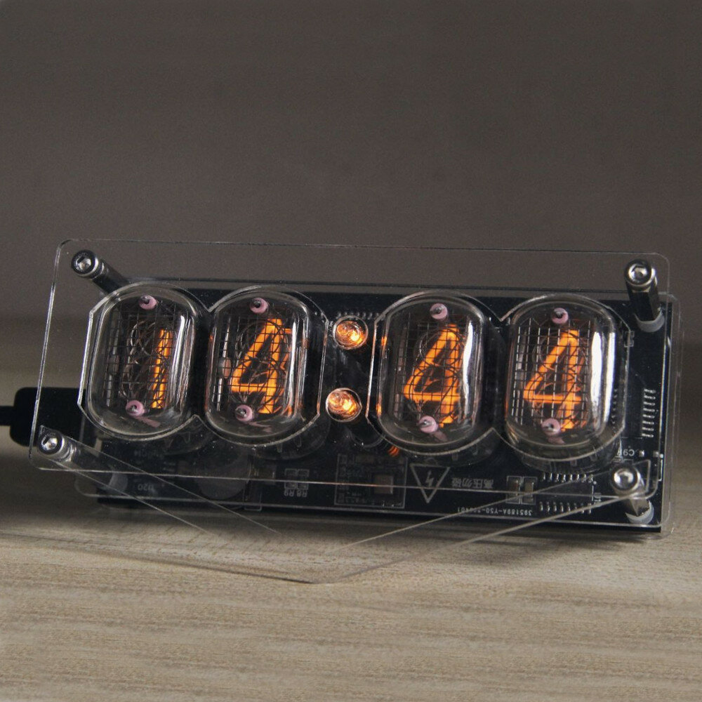 Geekcreit? Retro Glow Tube Clock IN12 Geek Creative Gift Ornaments Tube Industri?le stijl 6 Backligh