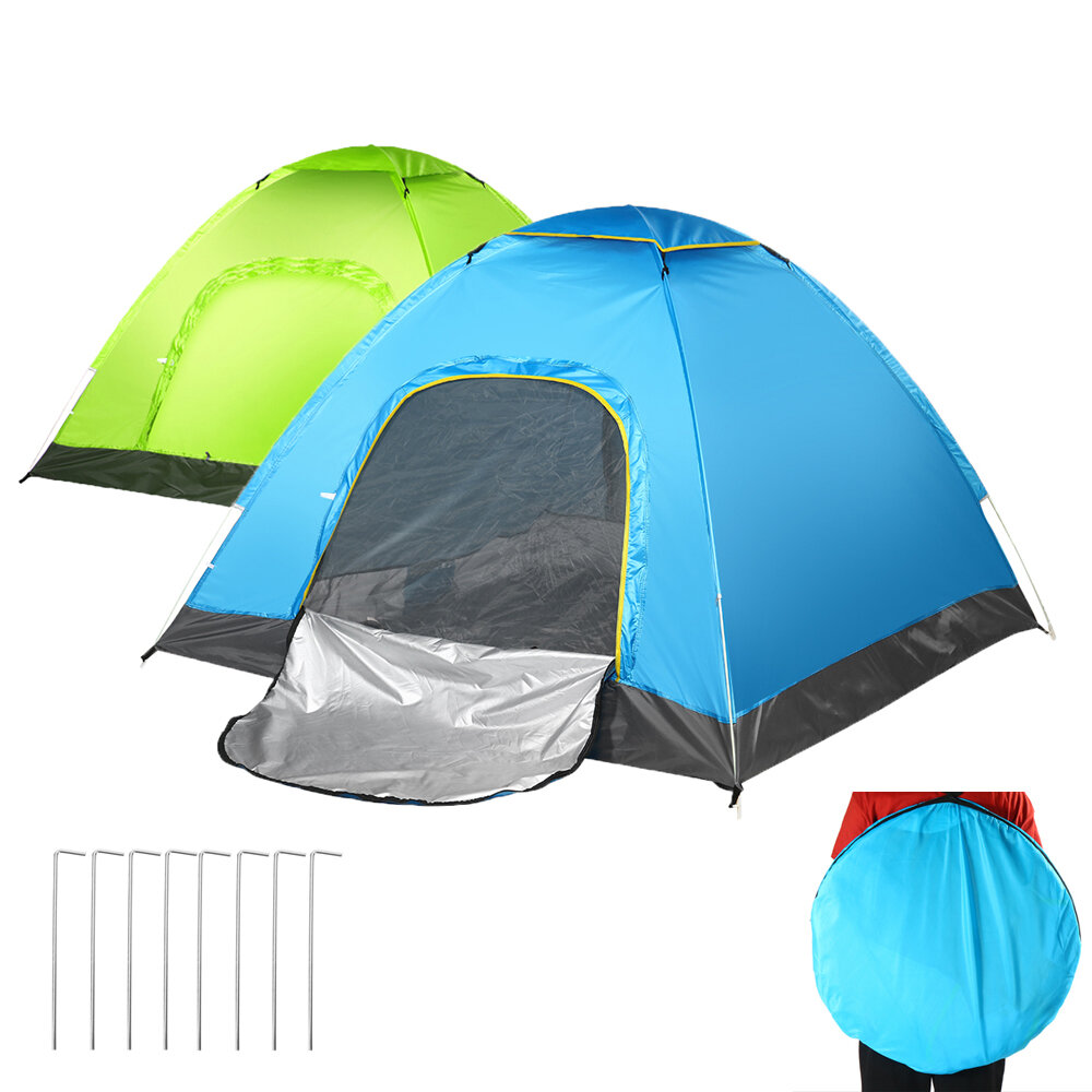 3-4 Persoons Automatische Familie Camping Tent Waterdicht Zonnescherm Luifel Ultralight Instant Luifel