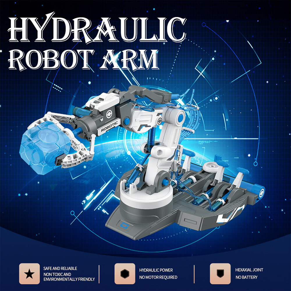 220 stks 3in1 Mechanische Arm Rand Kit DIY STEM STOOM Robot Arm Blokken Bouwspeelgoed