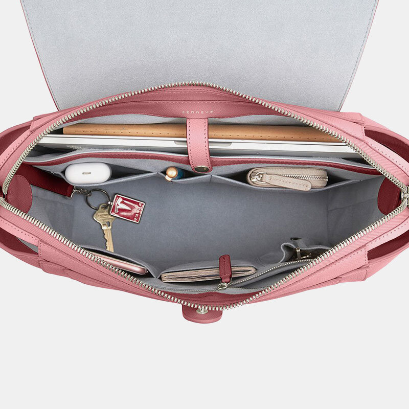 

Brenice Women Faux Leather Multifunction 14 Inch Laptop Multi-carry Handbag Backpack Crossbody Bag