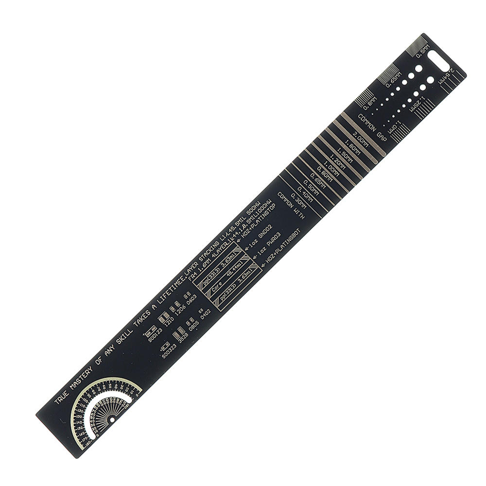 

25CM PCB Ruler For Electronic Engineers Measuring Tool PCB Reference Ruler Chip IC SMD Diode Transistor Package Electron
