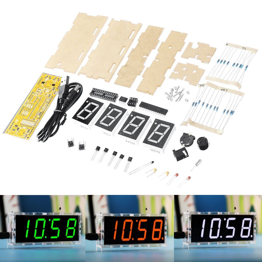 WangDaTao DIY elektronische klokproductiekit Tweede generatie Programma Verbeterde versie Klok