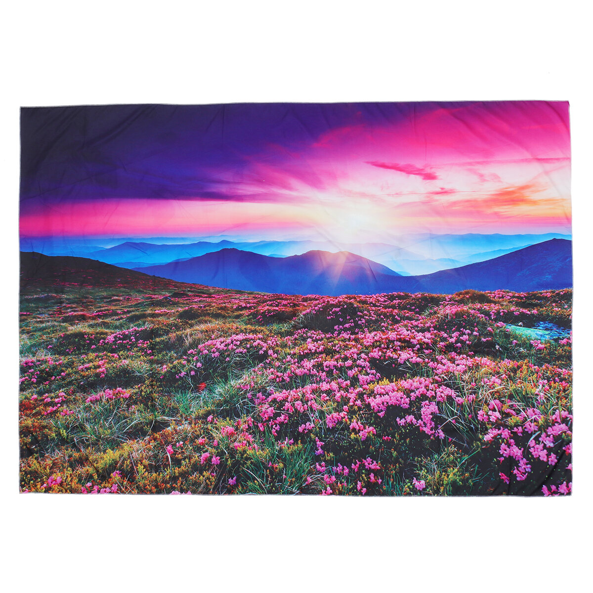 

Wall Decorative Tapestry Sunset Art Pictures Frameless Wall Hanging Decorations Painting for Home Office