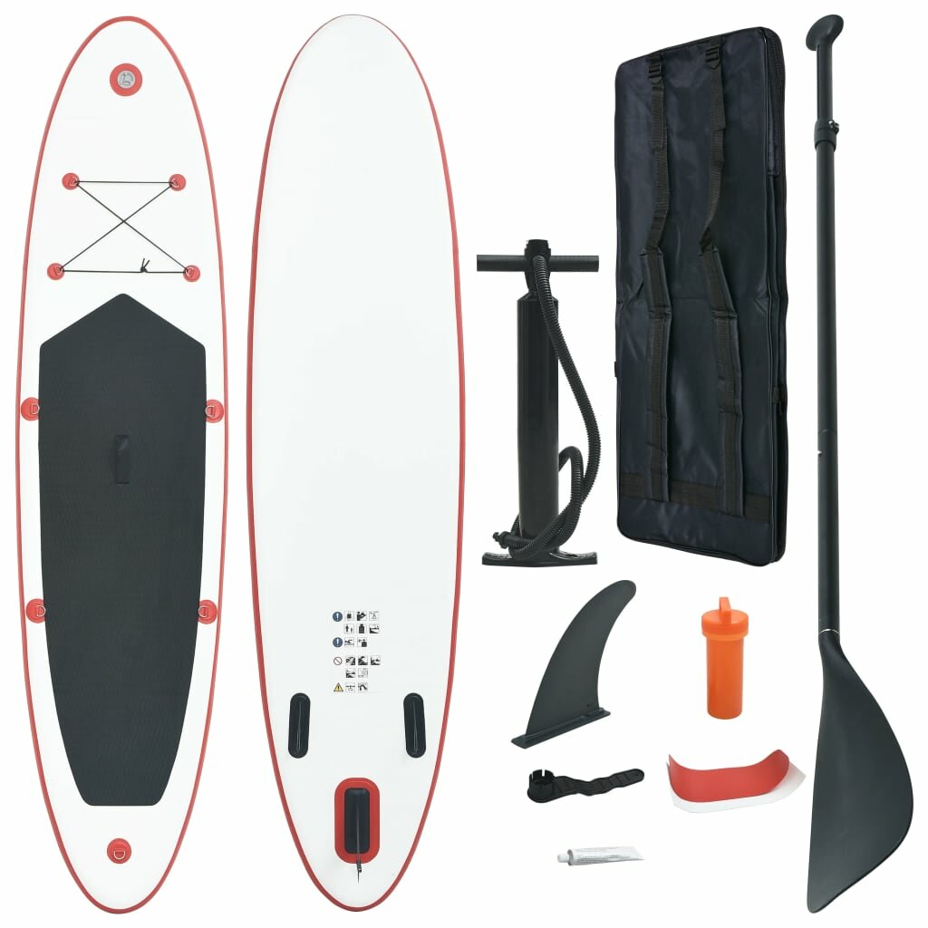

[EU/US Direct] Inflatable Paddle Board Stand Up Surfboard 12~15PSI Board Set For Adult Max Load 220.5 lbs