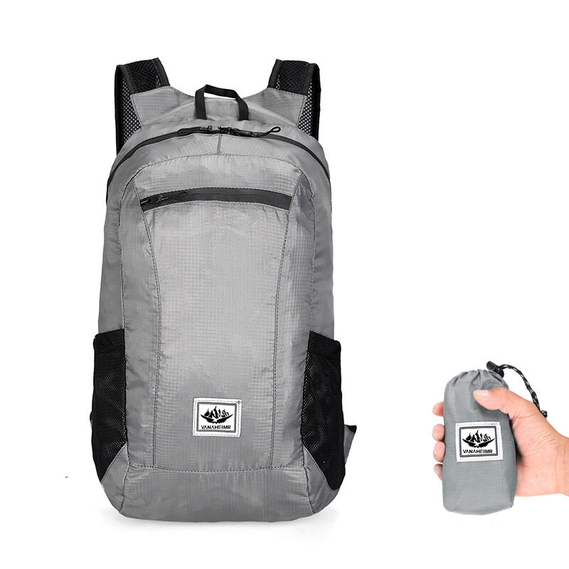20L Venkovní velká kapacita skládací batoh přenosná pohorková taška Cestovní batoh pro muže a ženy