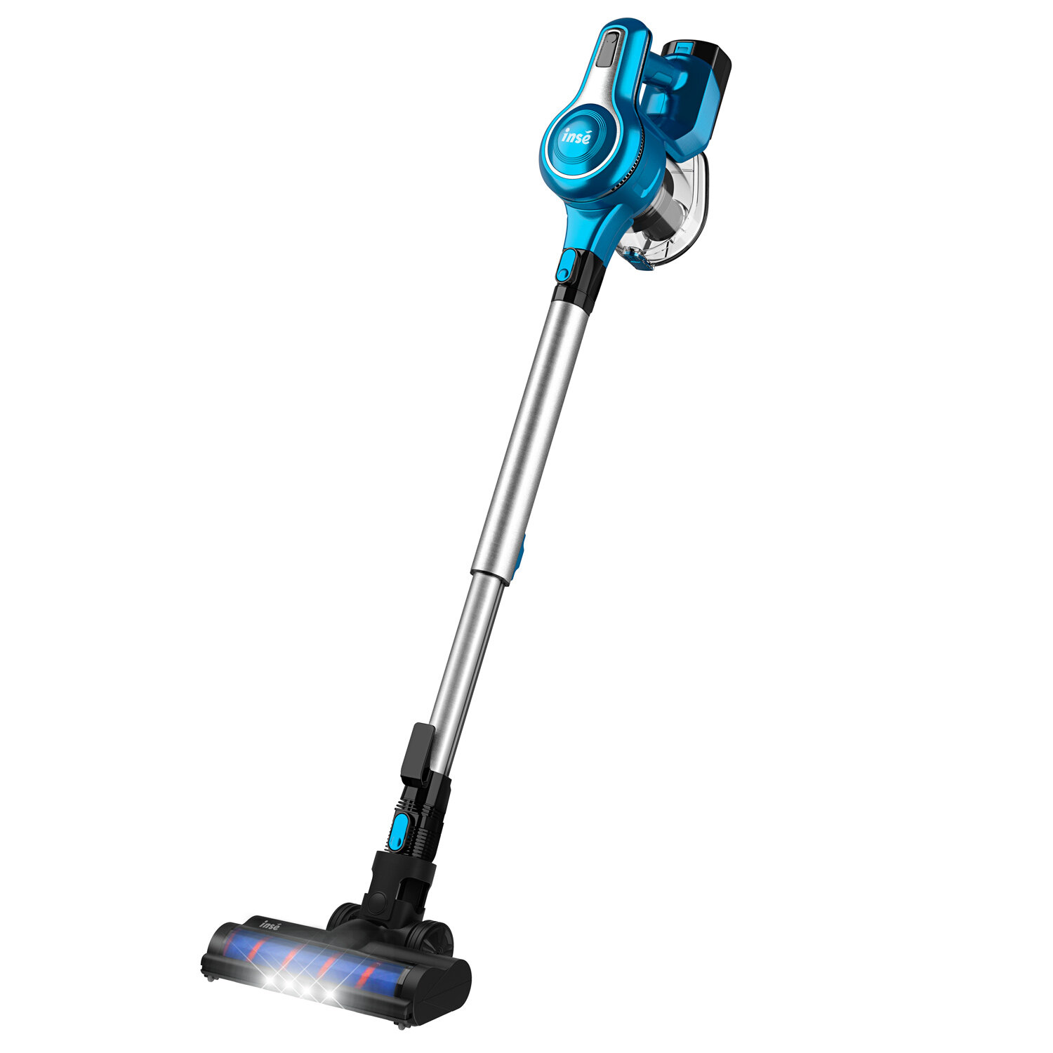 INSE S6 Cordless Vacuum Cleaner 23KPa Suction Power 120000RPM 2 Cleaning Modes 6 Stages High-Efficiency Filtration Syste