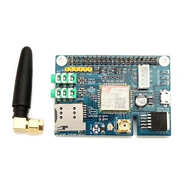 SIM800C GPRS GSM Module Development Board With SMA Antenna For Raspberry Pi