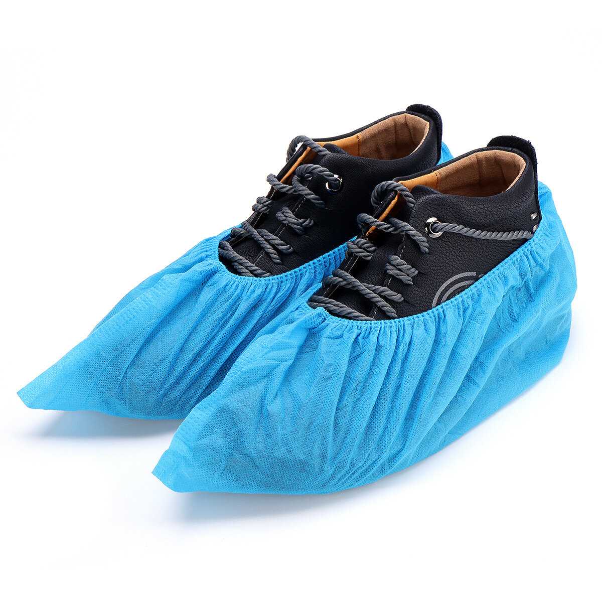 SGODDE 100 stks / partij Wegwerp Overschoenen Shoe Care Kits Plastic Regen Waterdichte Overschoenen 