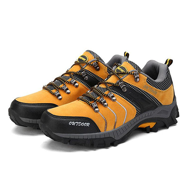 Men breathable wear resistance outsole outdoor hiking athletic shoes ...