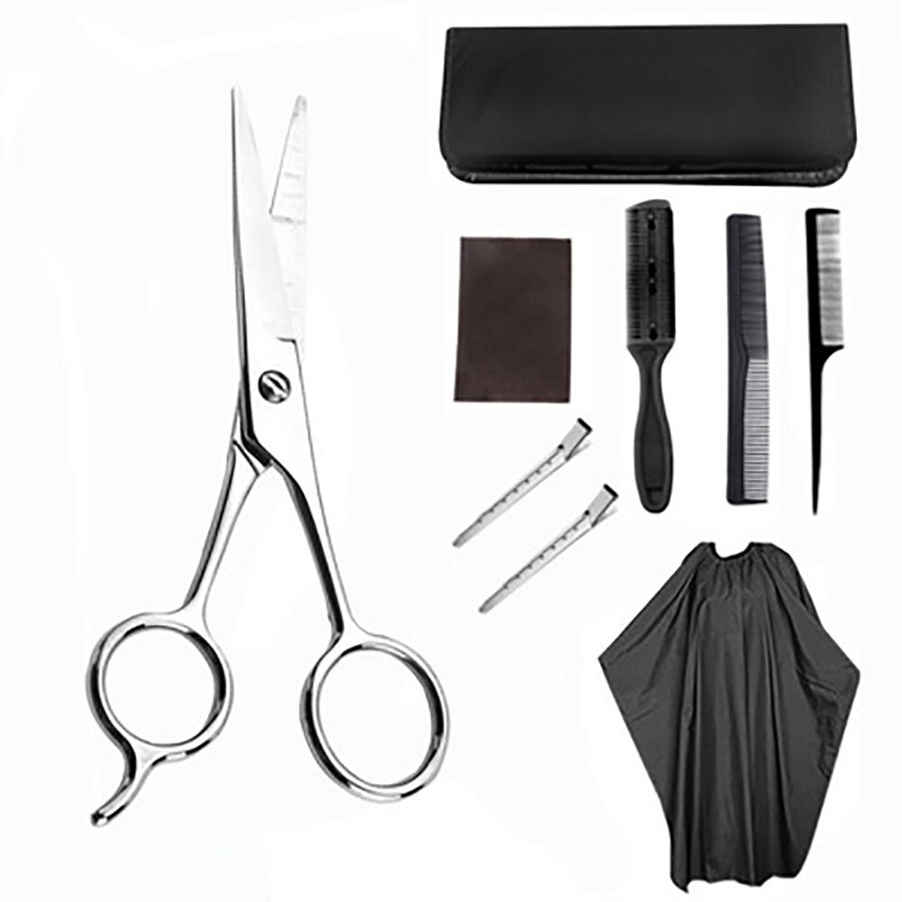 

9PCS Hairdressing Tools Salon Hair Scissors Shear Hair Bangs Trimming Cutting Tools