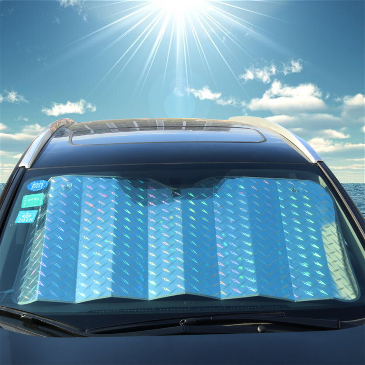 Universal Car Front Windscreen Sunshade Sun Visor Foldable UV Shield Cover