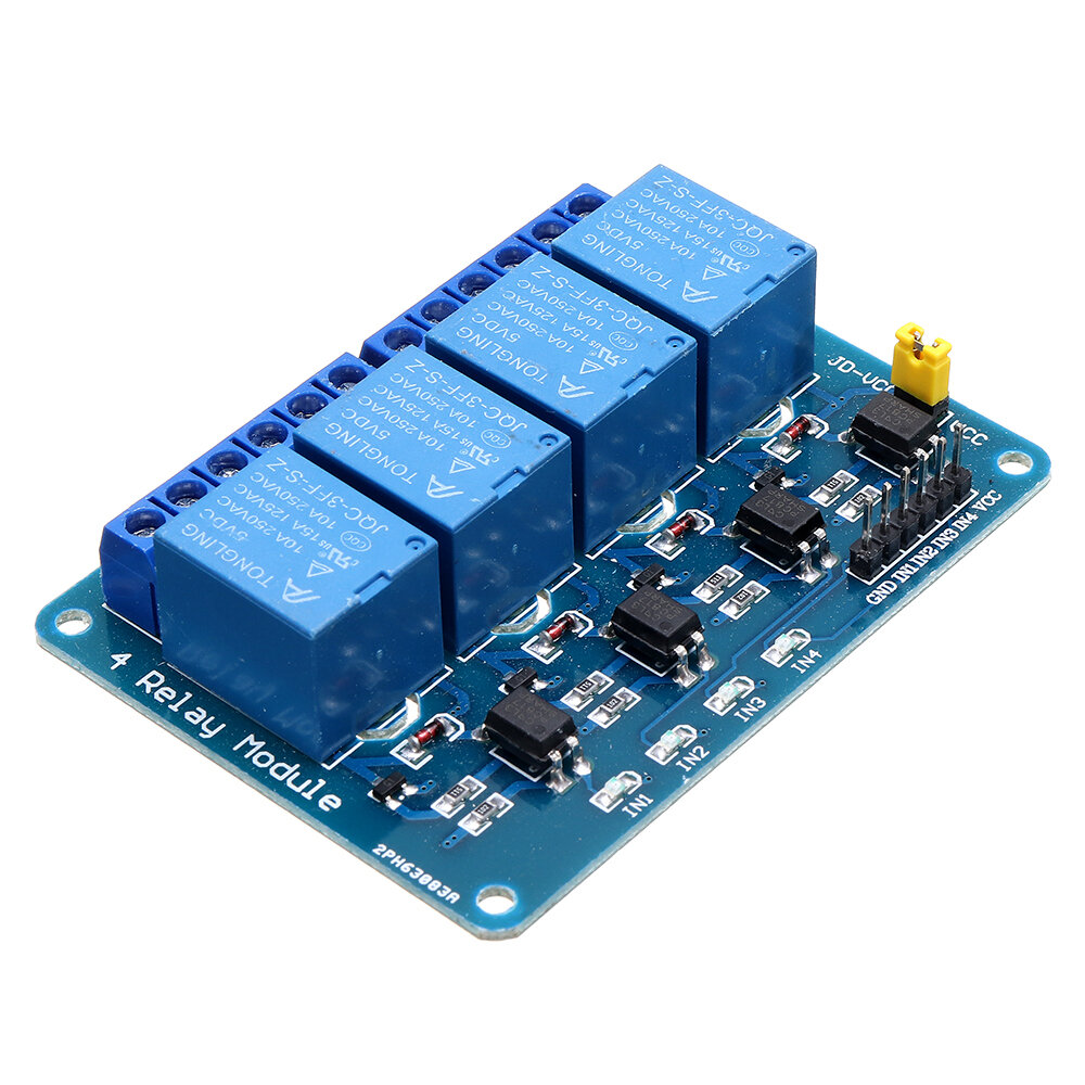 Geekcreit? 5V 4-kanaals relaismodule voor PIC ARM DSP AVR MSP430 Geekcreit voor Arduino - producten 