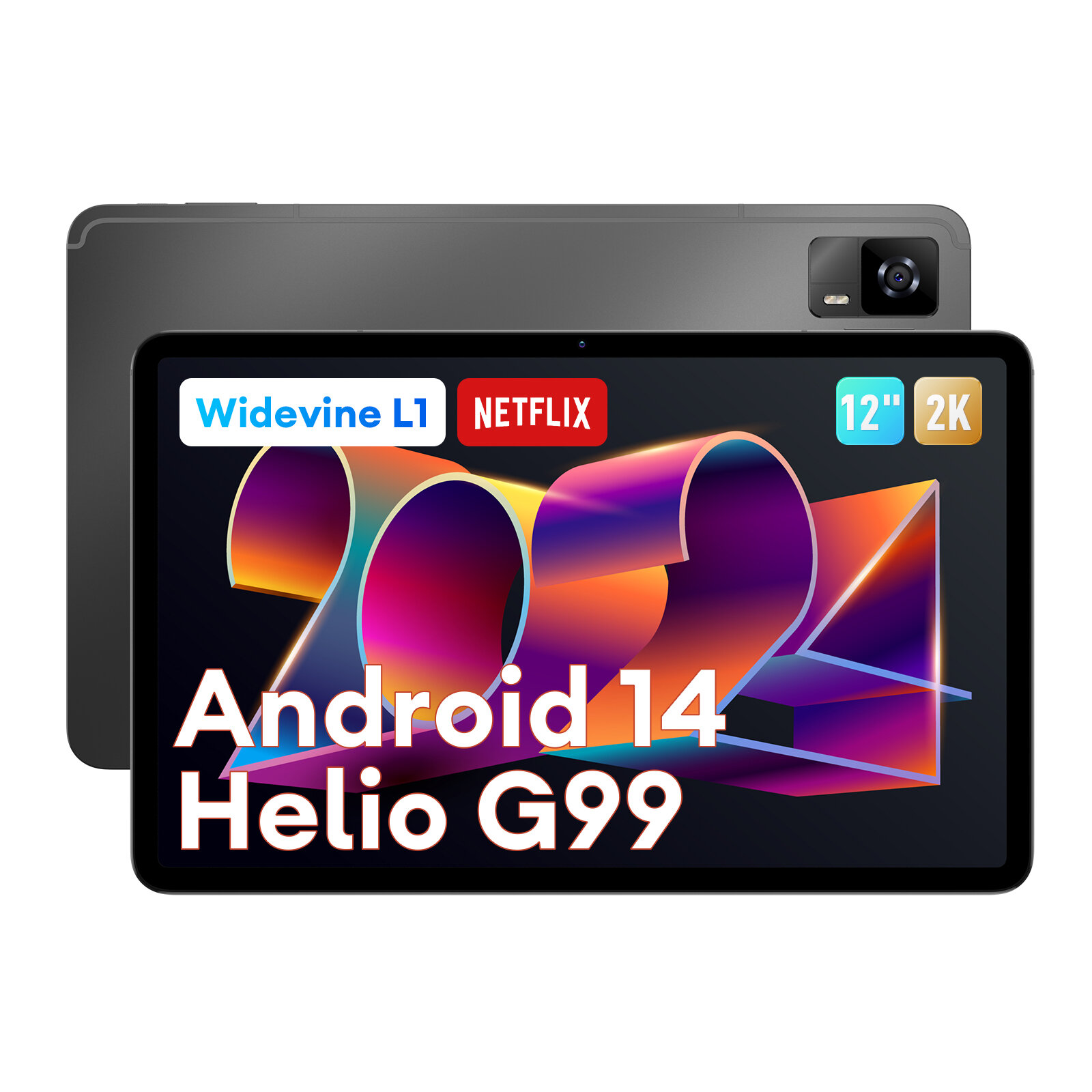 

HEADWOLF HPad 6 Helio G99 Octa Core 8GB+12GB RAM 256GB ROM Netflix Widevine L1 4G LTE 12 Inch 2K Screen Android 14 Table