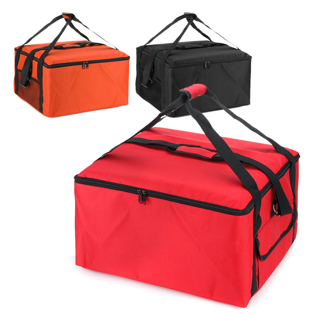 16" Waterproof Pizza Insulated Bag Cooler Bag Insulation Folding Picnic Portable Ice Pack Food Thermal Delivery Bag