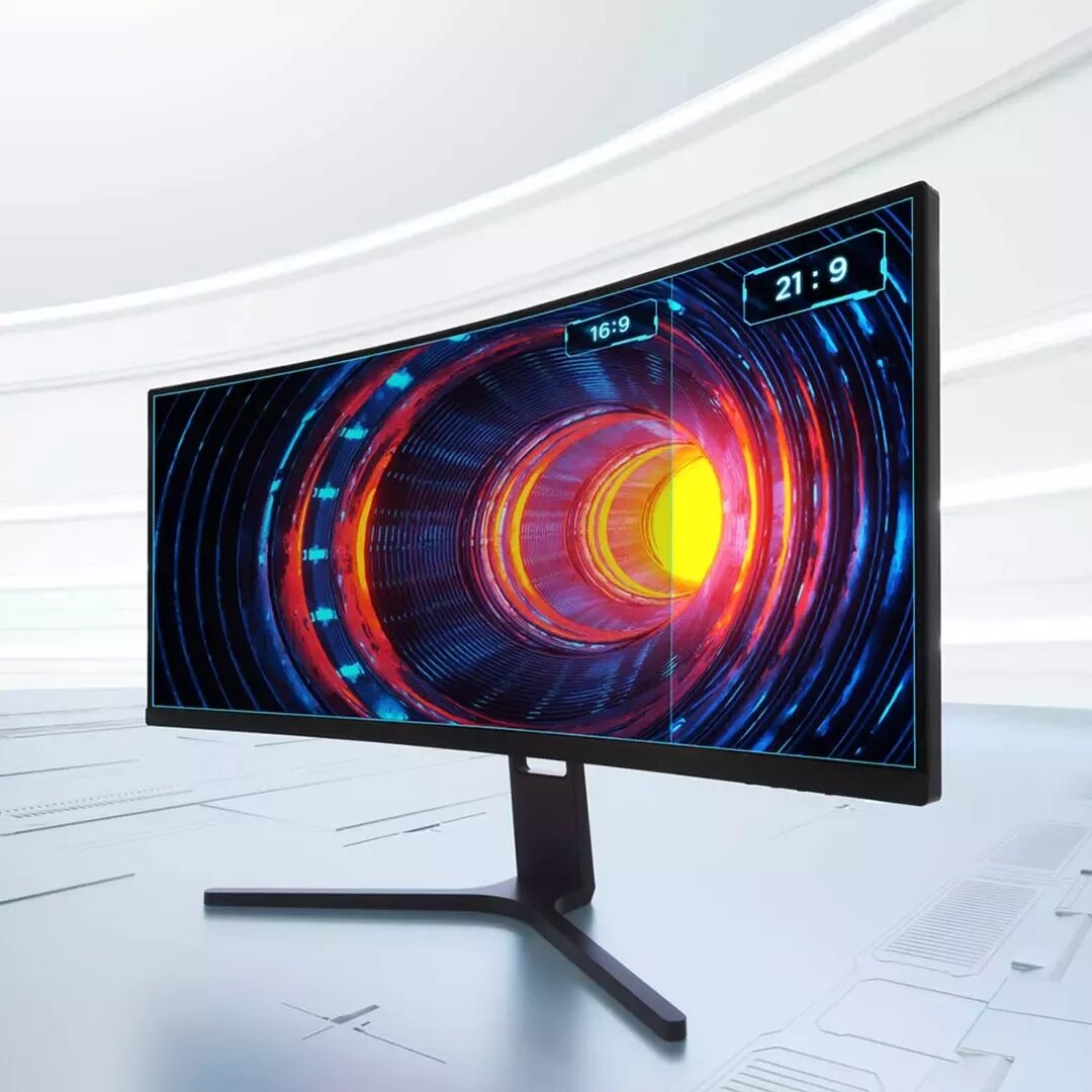 [200Hz]Xiaomi Redmi Curved 30-inch Gaming Monitor 21:9 Ultra Wide Curved Screen 200Hz High Refresh Rate AMD Free-Synchronization Technology
