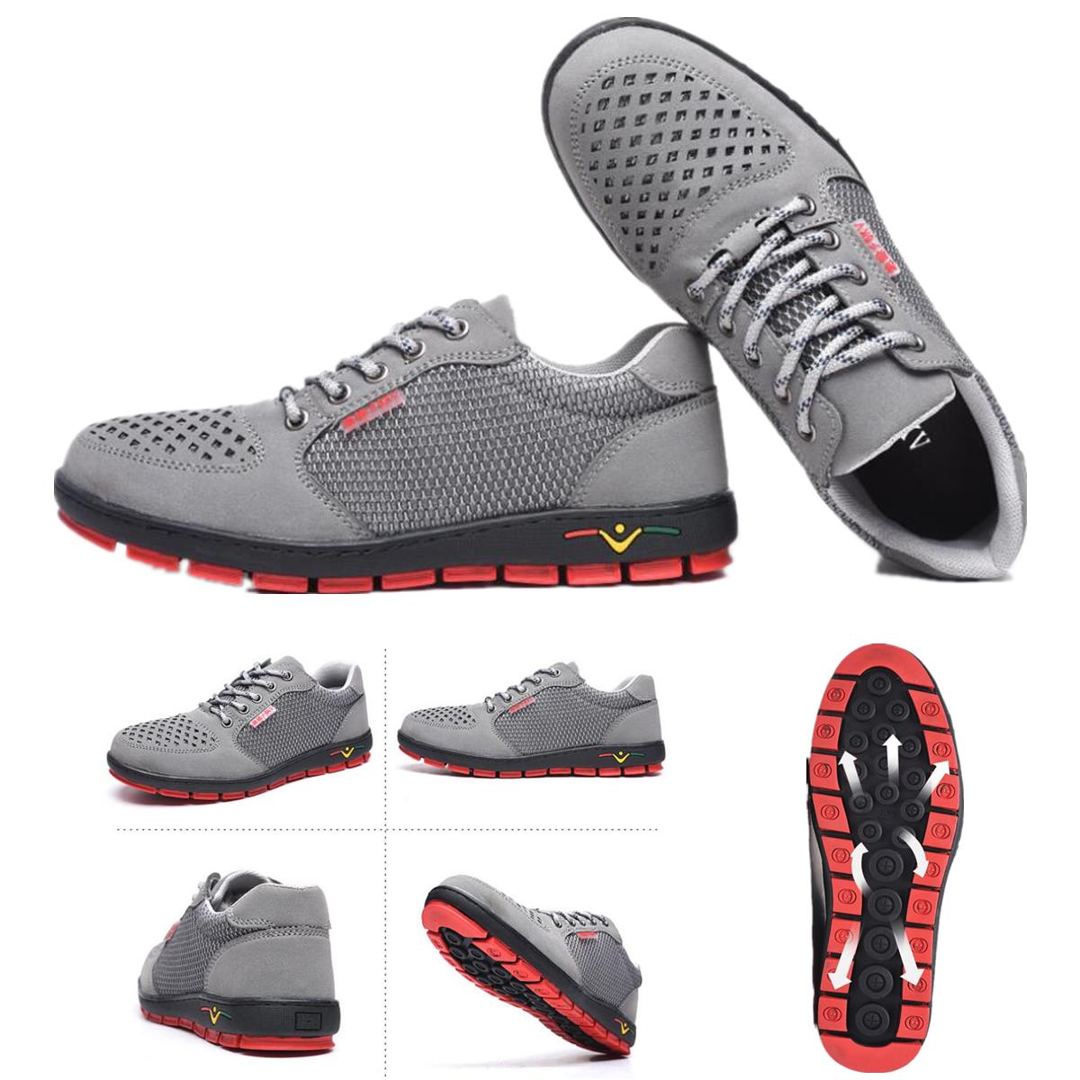 Zapatillas deportivas con aislamiento antideslizante, antiestático, para uso casual al aire libre, senderismo, trabajo, soldadura y mosaico.