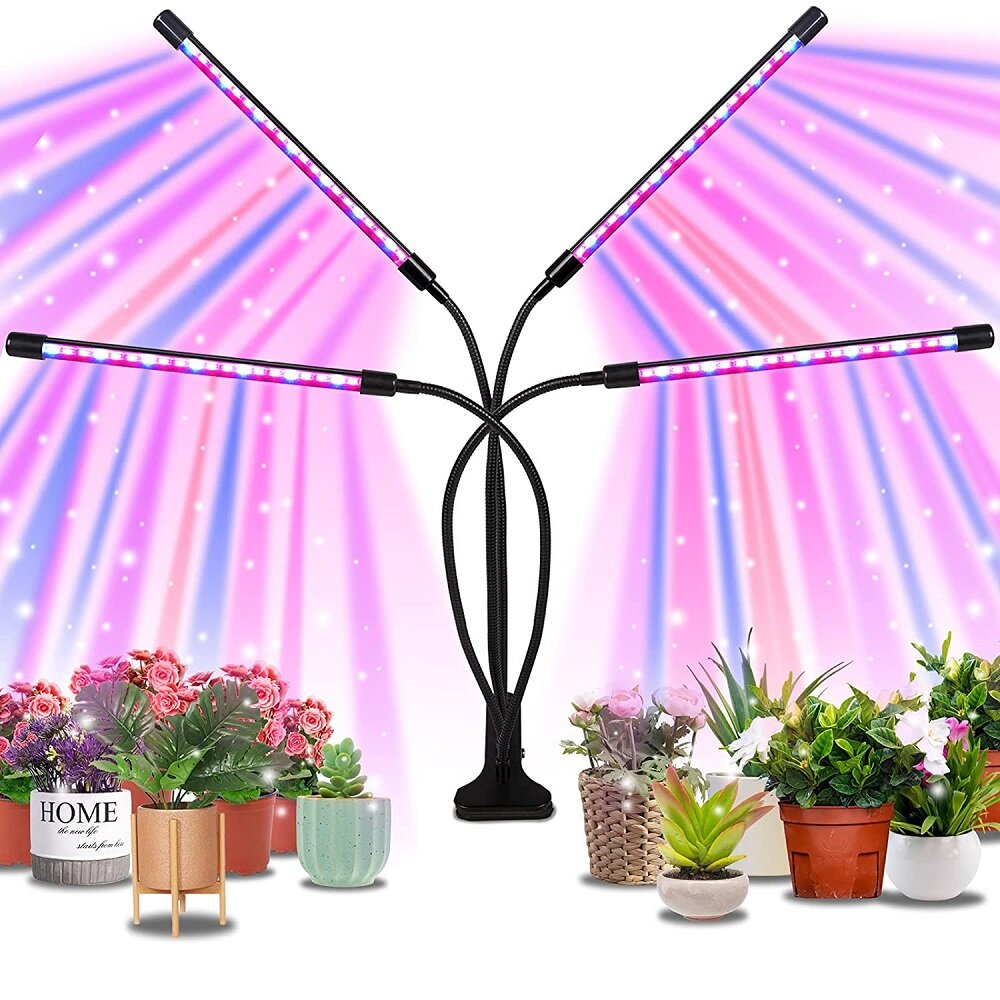 DC 5V 9W 18W 27W 36W LED Grow Light with Timer Desktop Clip Full Spectrum PhytoLamps for Plants Flowers Grow Box