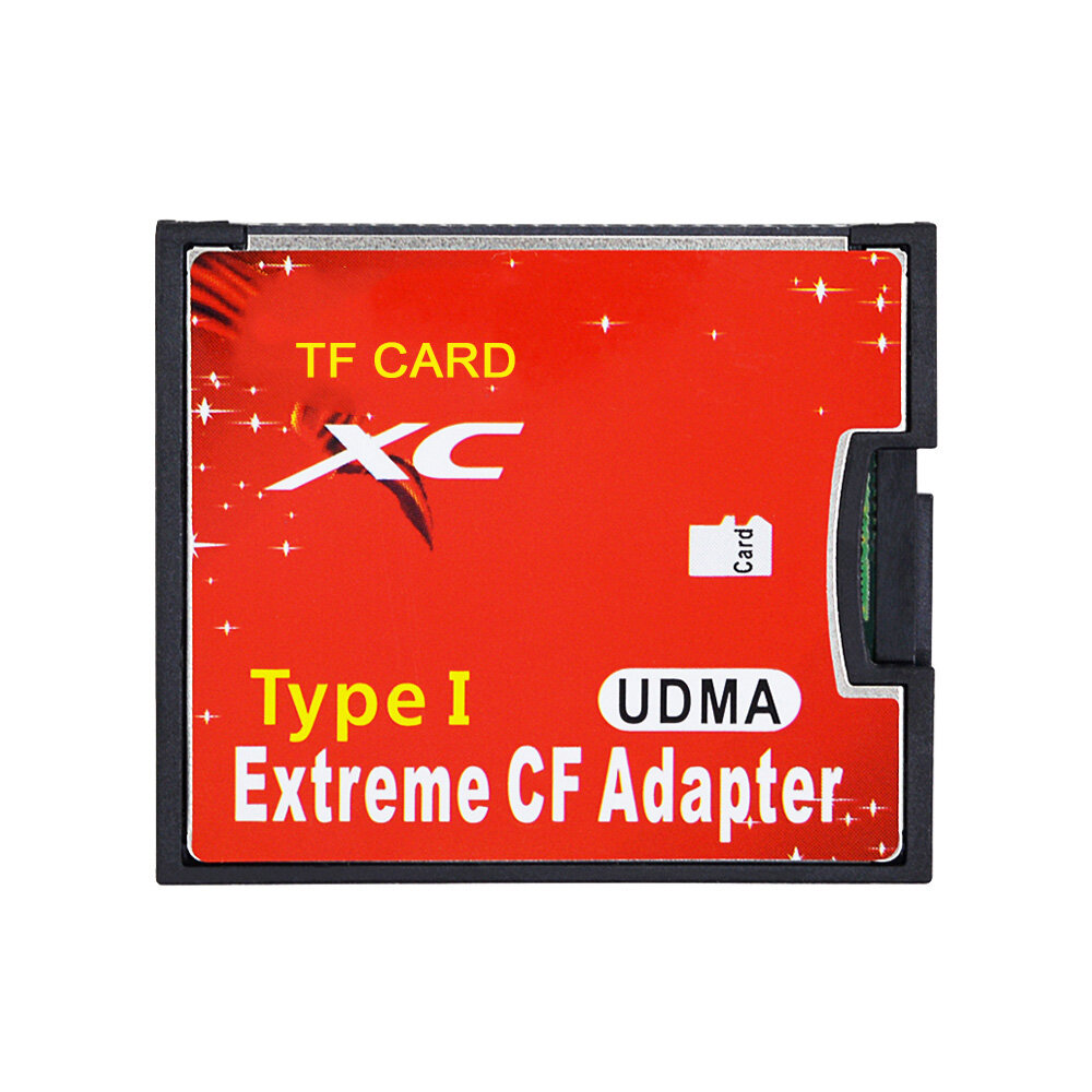 TF to CF Memory بطاقة محول Extreme CF TypeI محول TF إلى مضغوط Flash TypeI Memory بطاقة محول قارئ
