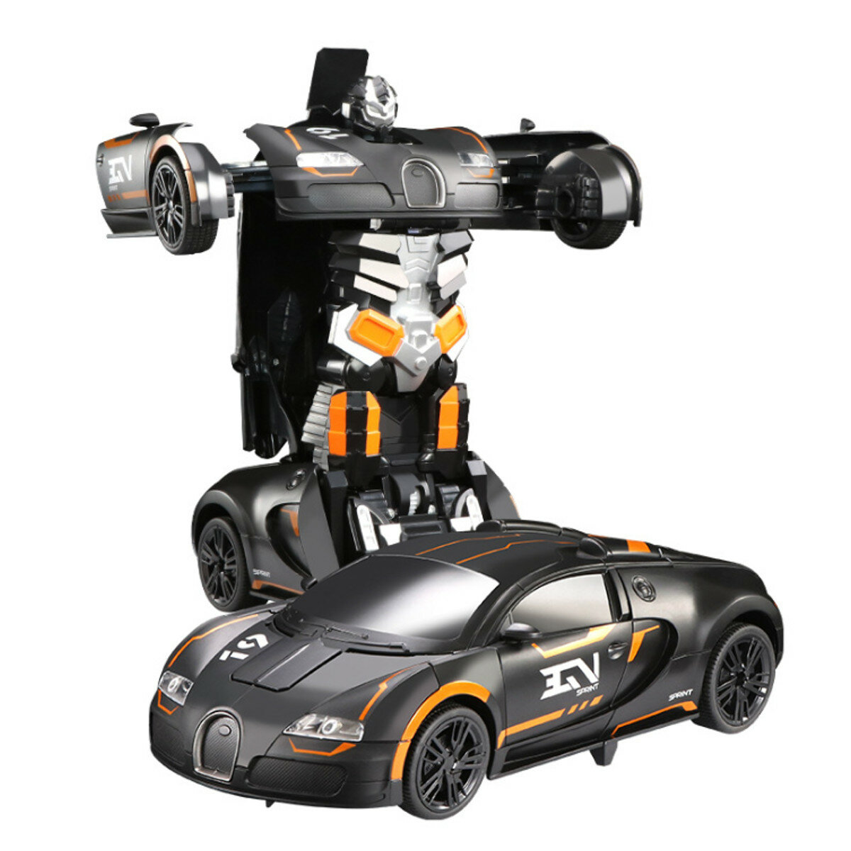 

RC Transform Robot Car Remote & Gesture Control Deformation Car LED Light Music Robots Vehicle Model For Children Gift