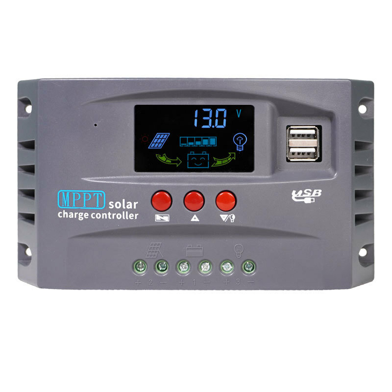 MPPT Solar Charge Controller 10A 30A Intelligent System Solar Photovoltaic Street Light Controller