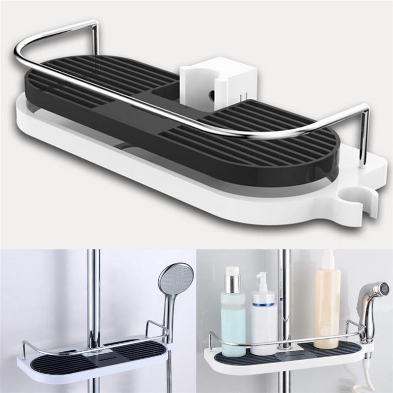 Bathroom Shelf Shower Storage Rack Holder Shampoo Bath Towel Tray Gift Sell