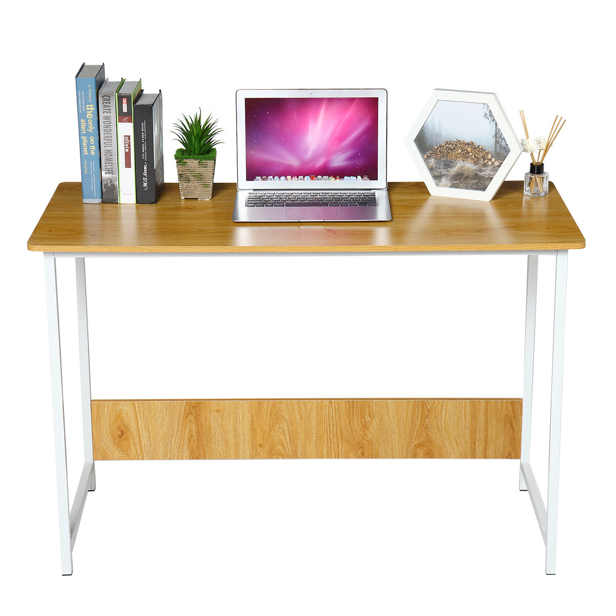 Computer Desk Table Workstation Table Study Writing Desk Morden Laptop Table for Office Home