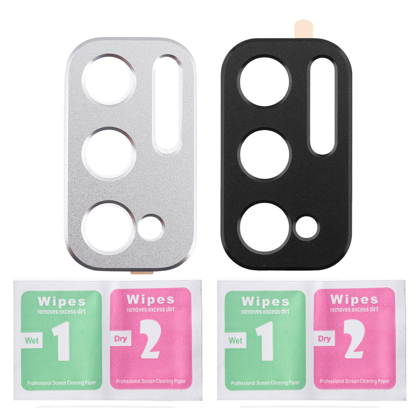 Bakeey 2PCS for POCO M3 Pro 5G NFC Global Version/ Xiaomi Redmi Note 10 5G Rear Phone Lens Protector Anti-Scratch Alumin