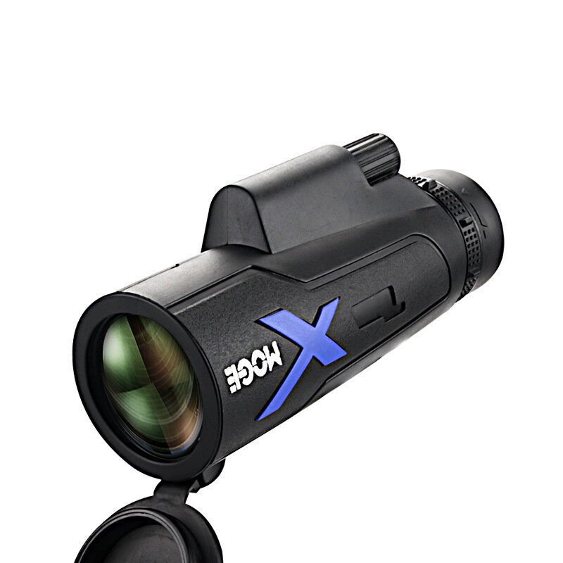 Telescópio de aumento MOGE 50x60 HD com tripé e clipe para telefone, monocular de zoom para caça e observação ao ar livre