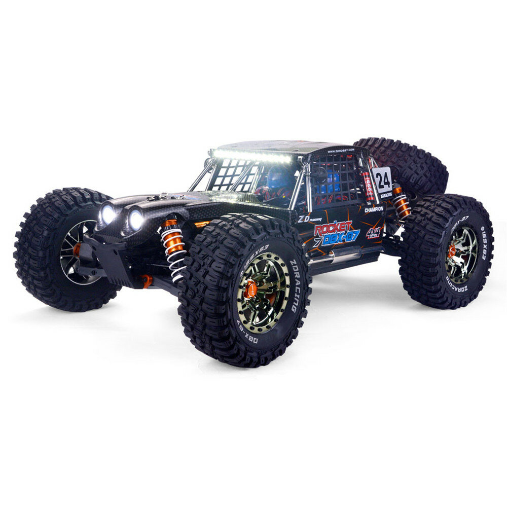 ZD Racing DBX 07 1/7 4WD 80km/h Fast Brushless RC Car 6S Vehicles Desert Monster Off-Road Models RTR