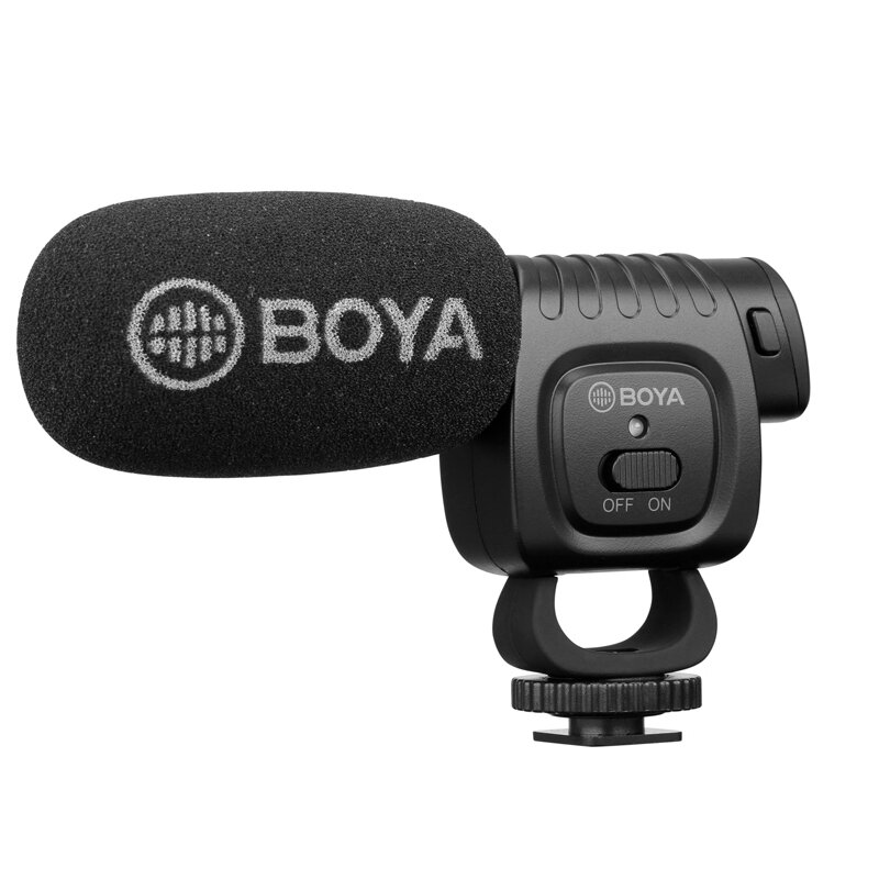 

BOYA BY-BM3011 Microphone Cardioid Directional Condenser Mic for Smartphone DSLR Camera DV Camcorder Audio Recorder PC