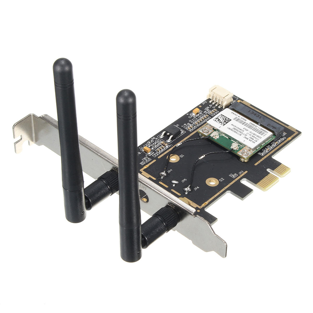 Desktop 300Mbps Wireless Card Netwerkadapter Bluetooth 4.0 met datalijnen