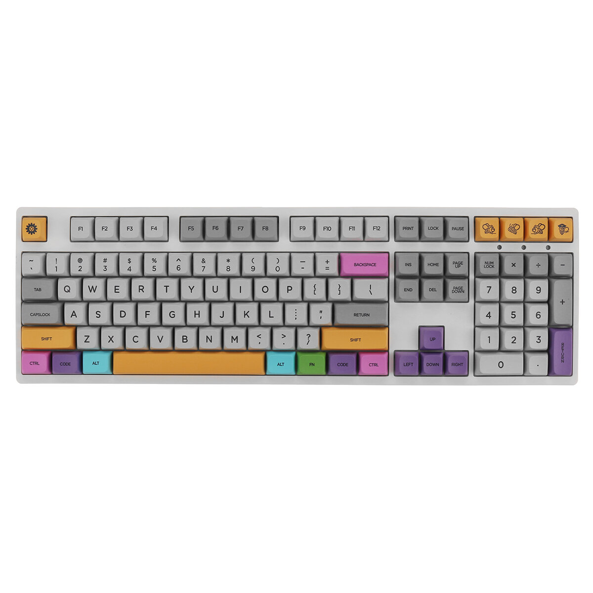 

158 клавиш Colorful Набор клавишных колпачков XDA Profile Sublimation PBT Keycaps для Механический клавиатур
