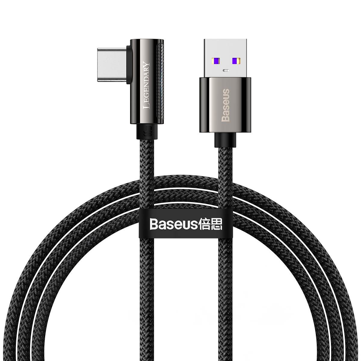 

Baseus 66W USB to USB-C Elbow Cable QC3.0 Fast Charging Data Transmission Cord Line 1m/2m long For Samsung Galaxy Note 2