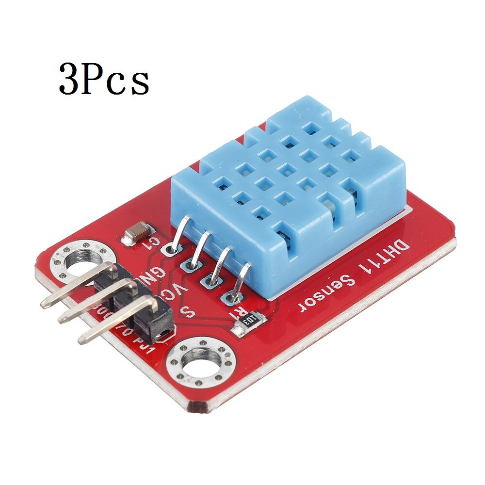 

3Pcs Keyes Brick DHT11 Temperature and Humidity Sensor (pad hole) with Pin Header Module