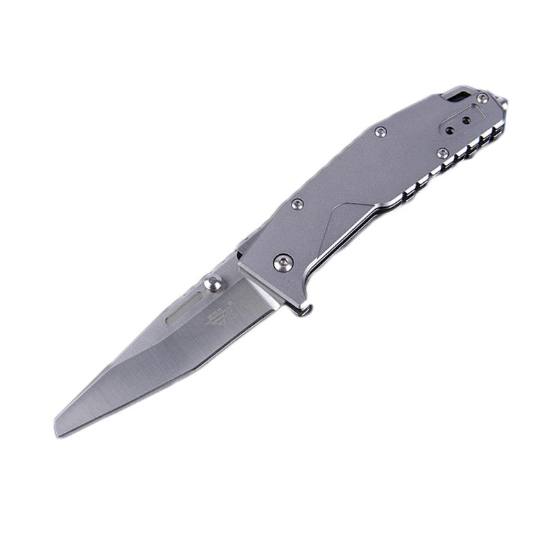 

Sanrenmu 163mm Stainless Steel Mini Folding Knife Multifunction Outdoor Fishing Survival Knife