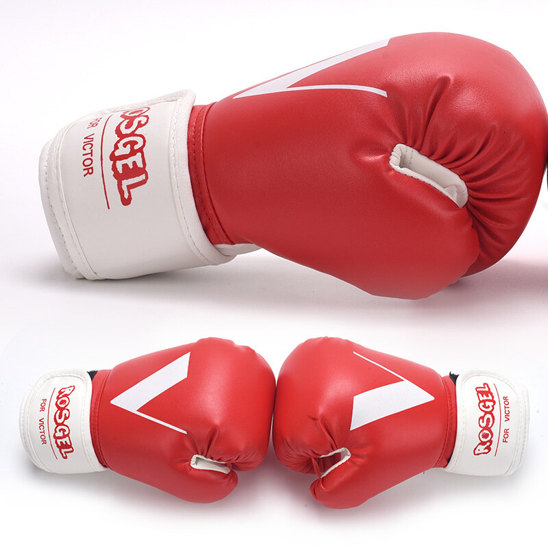 

KALOAD 4-8oz Kick Boxing Gloves for Kids Karate Muay Thai Guantes Free Fight MMA Training Boxing Glove Equipment