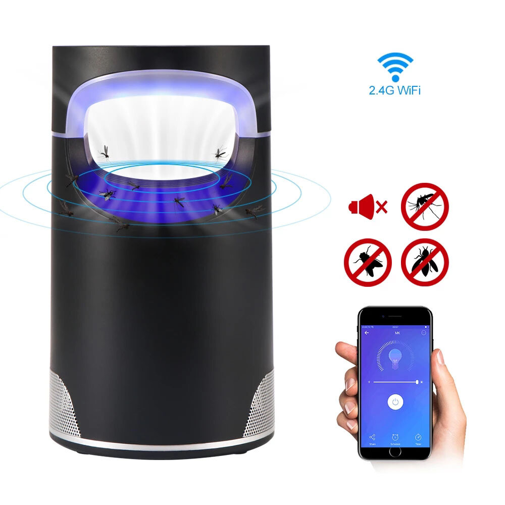 

Intelligent Wifi Photocatalyst Mosquito Killer Lamp Voice Control USB Charging Insect Repellent Mosquito Killer LED Ligh
