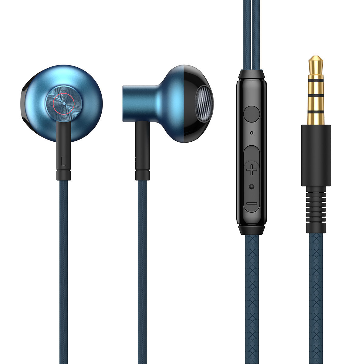 

Baseus H19 3.5m Wired Encok Earphones In-Ear Bass Earbuds Stereo Earphone Music Sport Gaming Headset With Mic