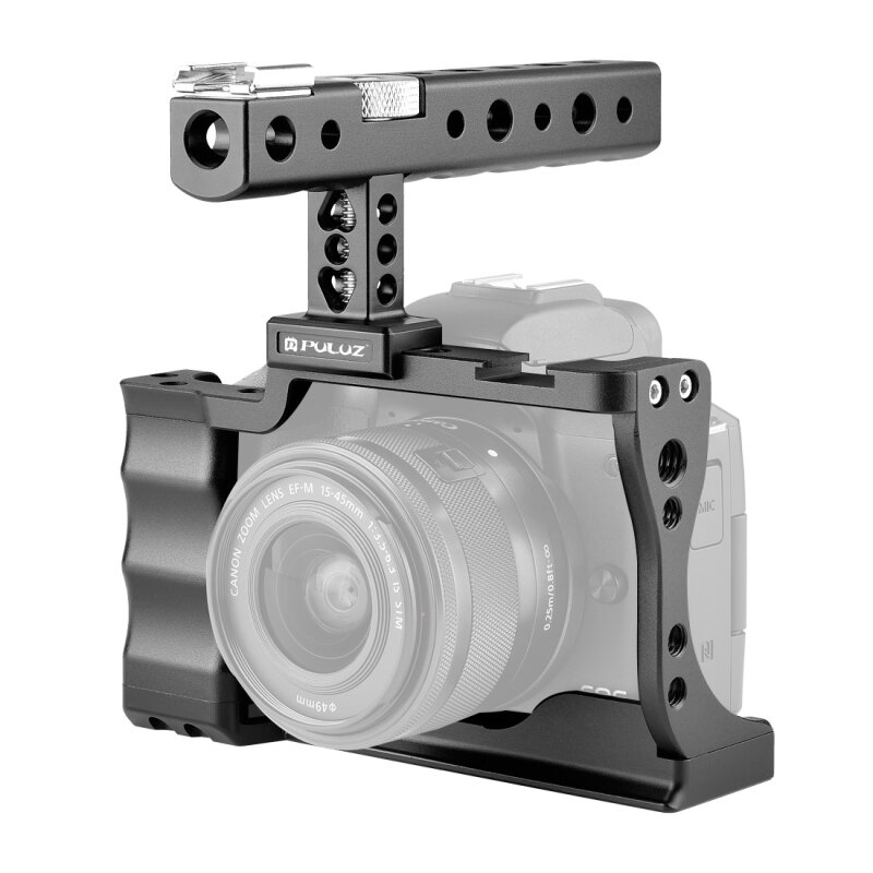PULUZ PU3051B Vlogging Camera Videokooi Steadicam Rig Kit Vlog Rig Stabilizer met Handgreep Voor Can