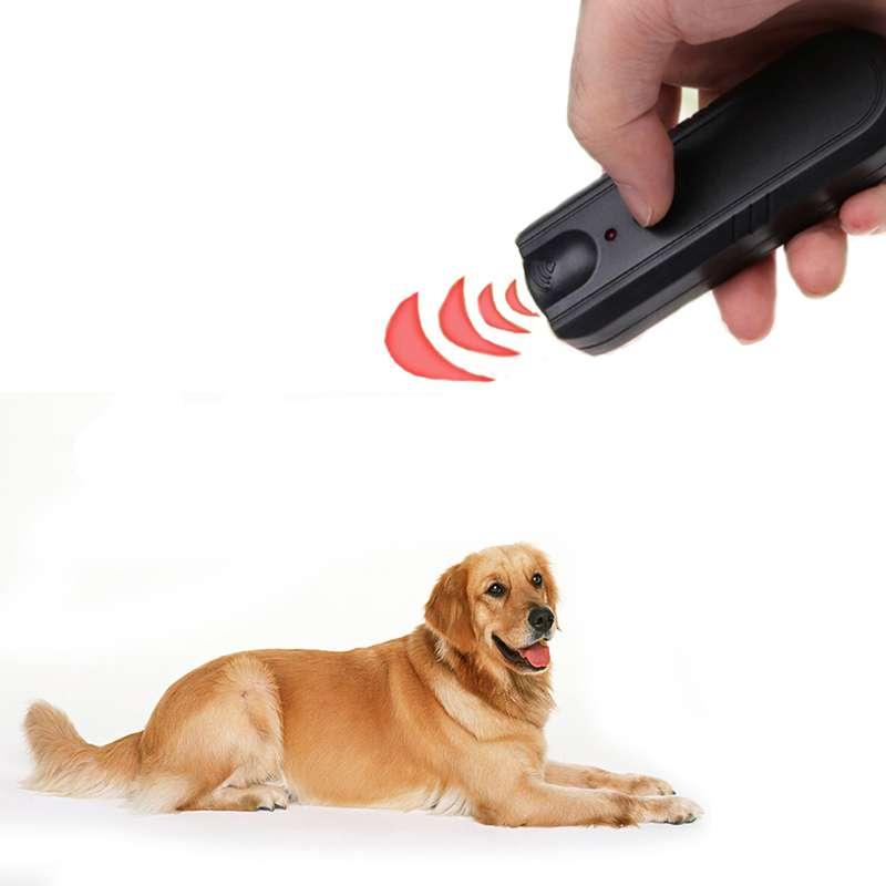 Tuin LED Ultrasone dieren Repeller Dog Training Device Huisdier Anti Barking Stop Bark Trainer